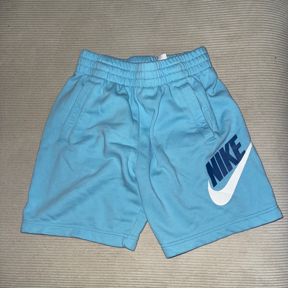 Nike Kids Light Blue Athletic Shorts